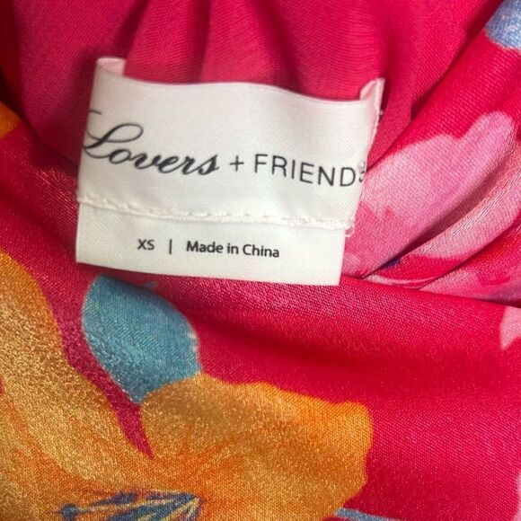 Revolve Lovers + Friends Kelton Tropical Floral Print Mini Dress - Picture 10 of 11